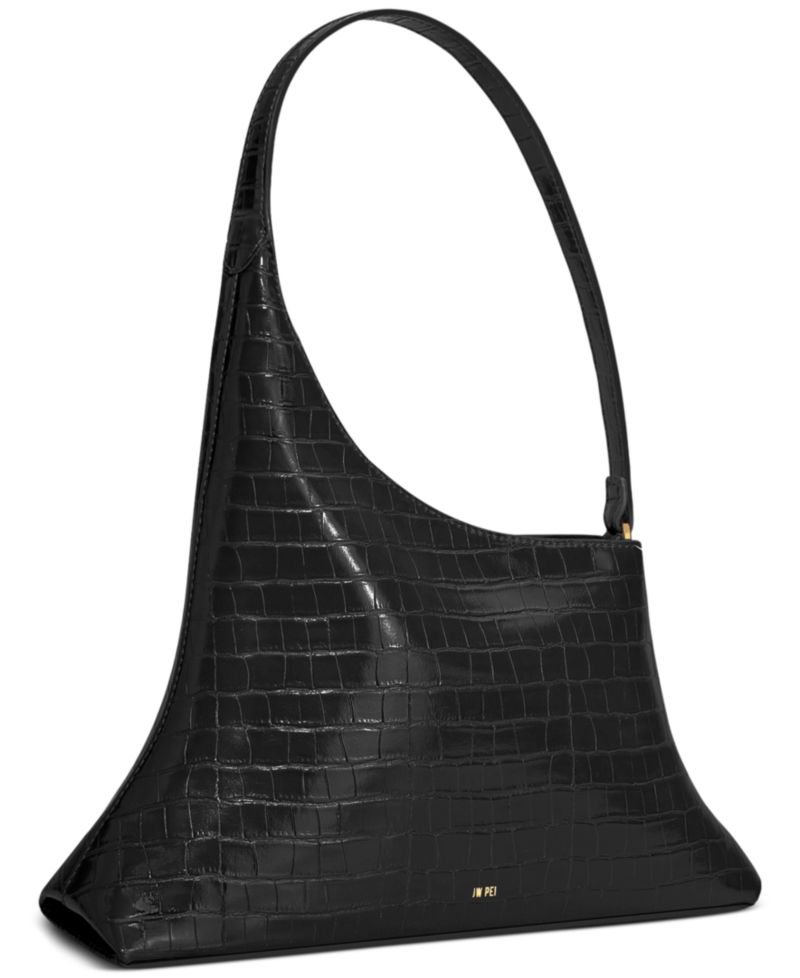 Lyra Embossed Pattern Small Shoulder Handbag