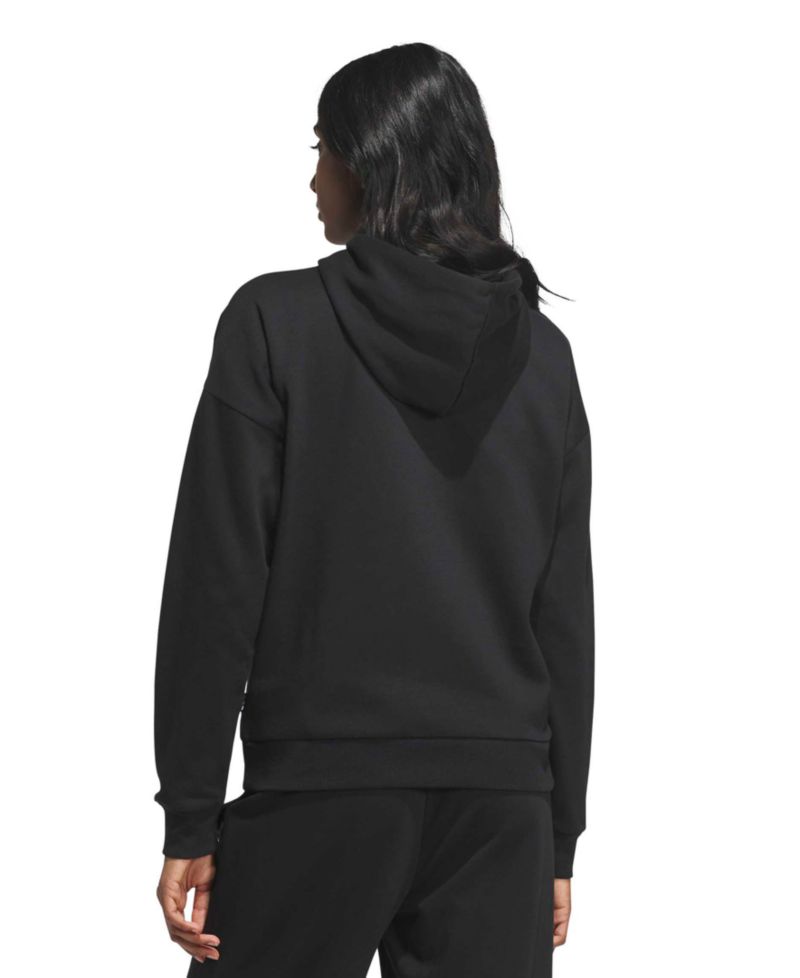 Women's Fleece Metallic Wordmark Graphic Hoodie