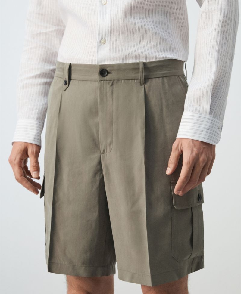 Men's Modal Blend 9.06" Cargo Bermuda Shorts