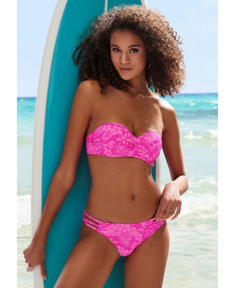 Women's Floral Print Everyday Comfort Underwire Bikini Top