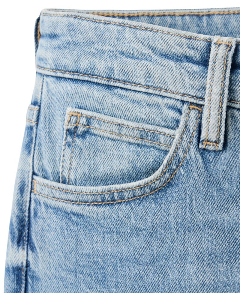 Women's Newmom High-Rise Straight-Leg Jeans