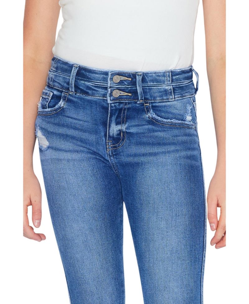 Big Girls Bunnie High Rise Ankle Skinny Jeans