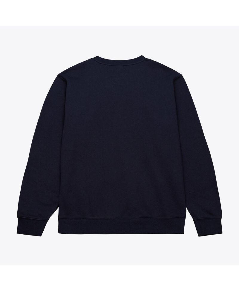 Men's Navy Michigan Wolverines Half Time Fleece Sweatshirt