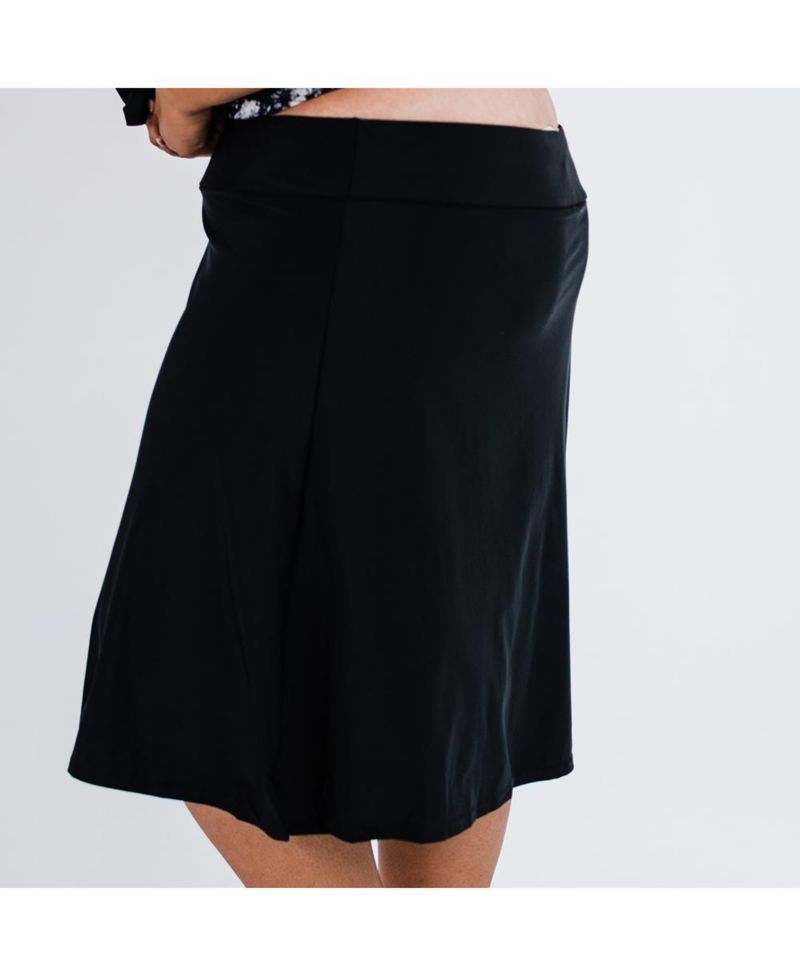 Plus Size Long Swim Skort