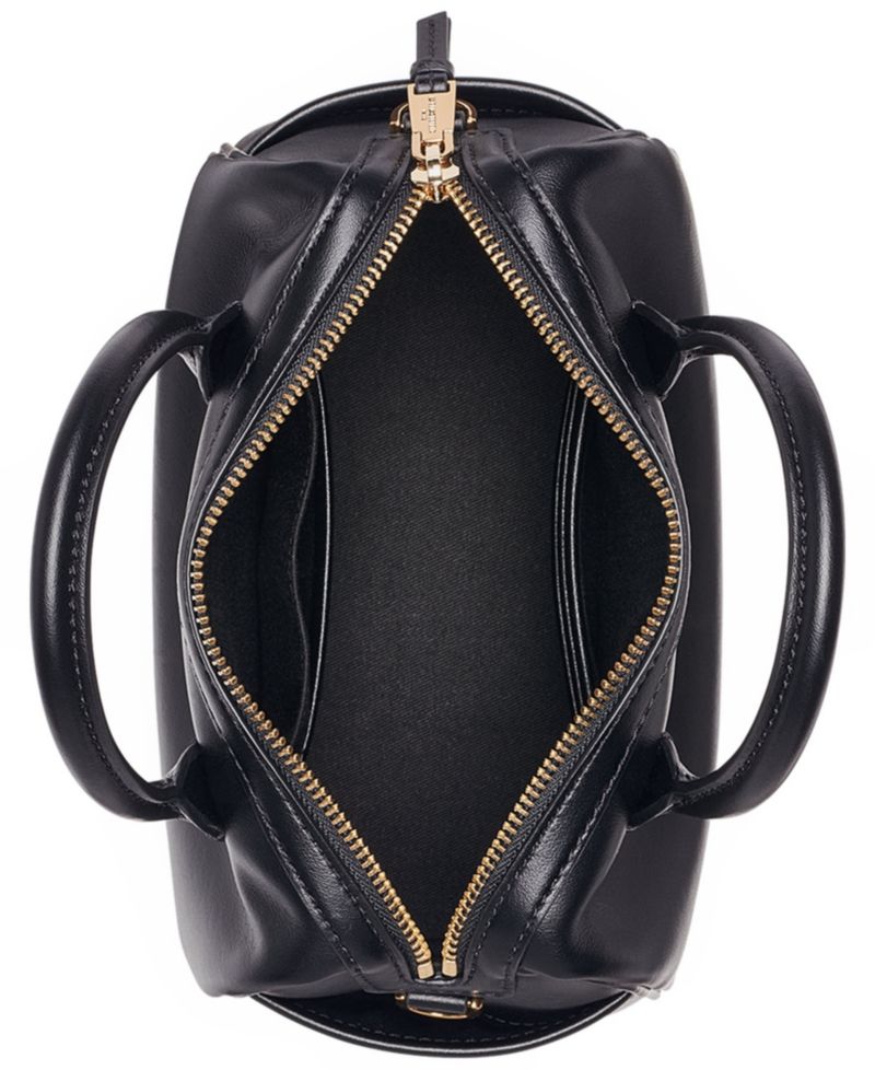 Perette Barrel Small Leather Crossbody Handbag