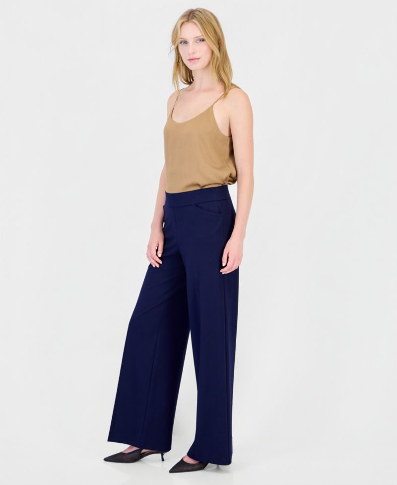 Women's Pull-On Wide-Leg Compression Pants