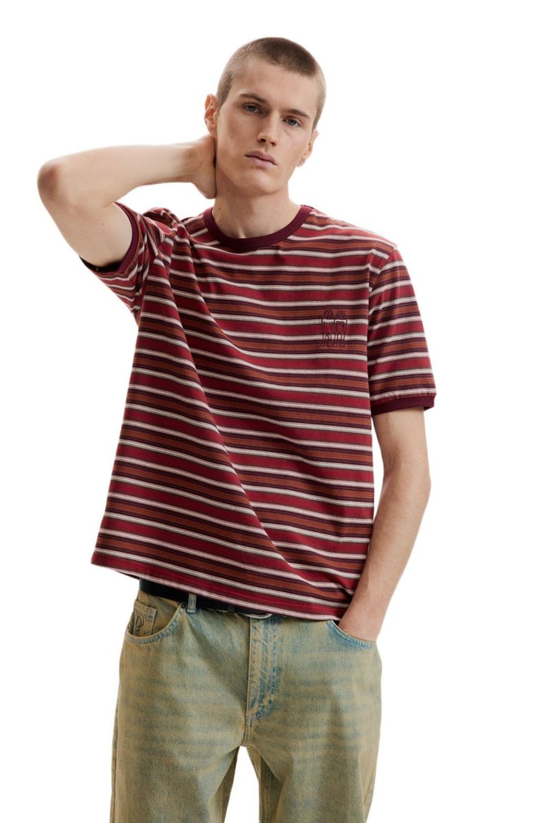 Men's Striped knit t-shirt