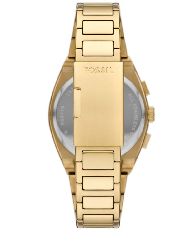 Men's Everett Chronograph Gold-Tone Stainless Steel Watch, 44mm