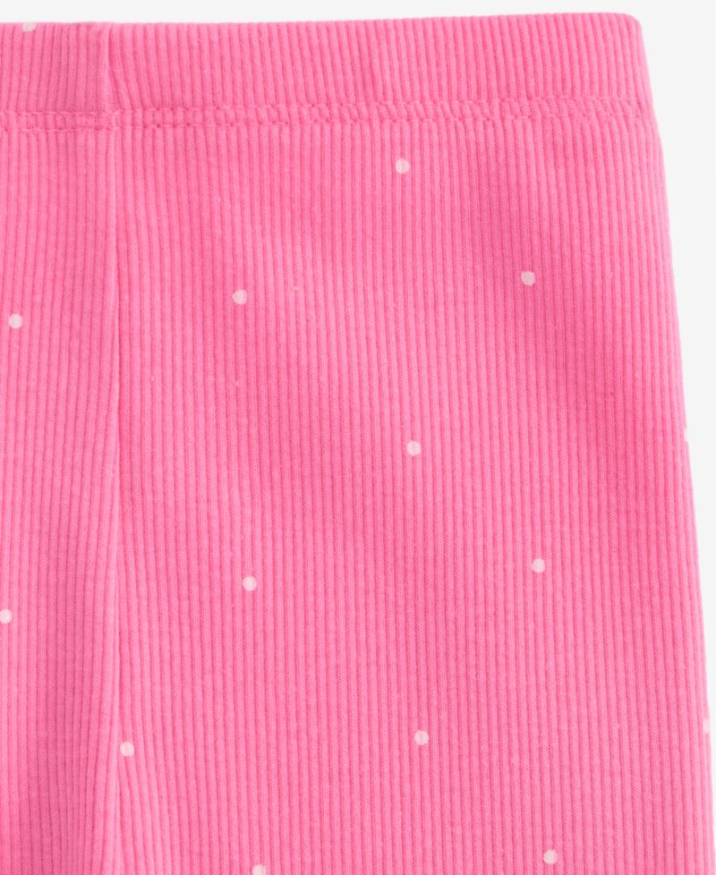 Baby Girls' Mix & Match Dot-Print Rib Leggings