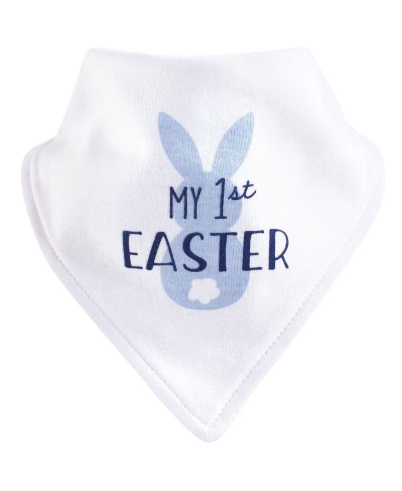 Baby Boys Soft Cotton Bib and Sock Pair