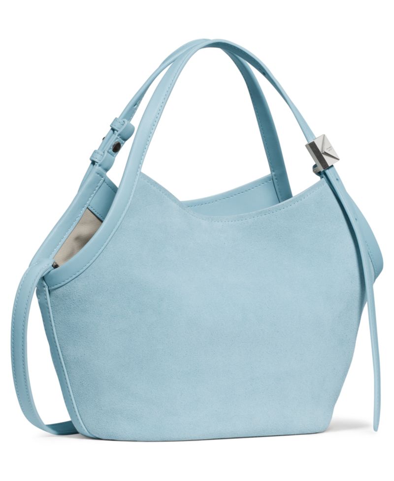Deco Tulip Medium Suede Tote Bag