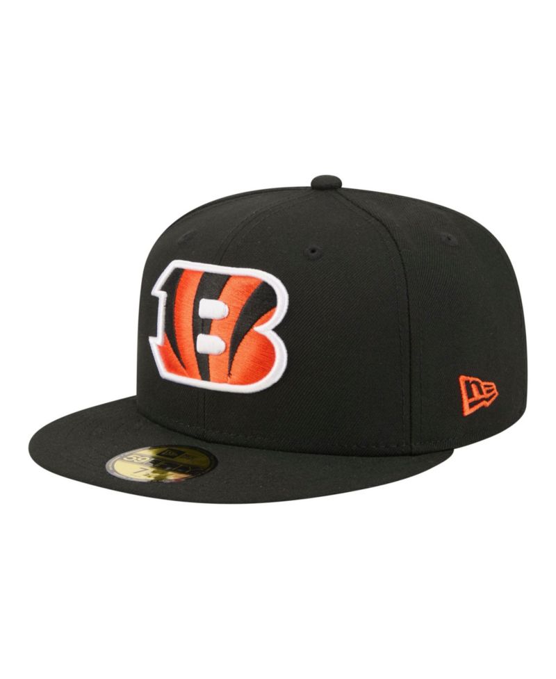 Cincinnati Bengals Fitted Flat-Bill Core Team 59FIFTY Hat