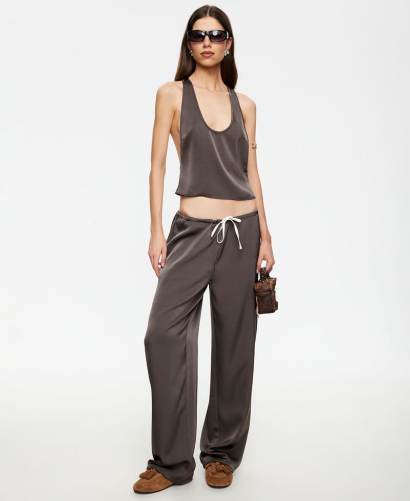Women's Solid Drawstring Pants