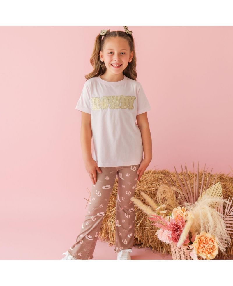 Baby Girls (3M-24M) Howdy Darling Western Flare Legging