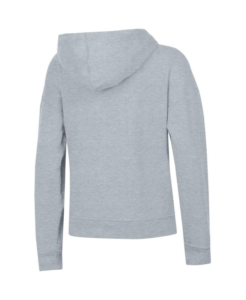 Women's Heather Gray Seattle Seahawks Powerblend Hoodie