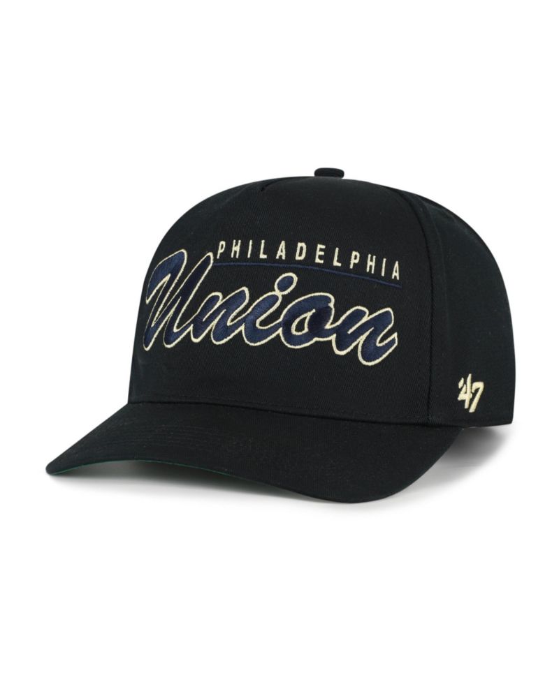 Men's '47 Black Philadelphia Union Brushmark Hitch Adjustable Hat