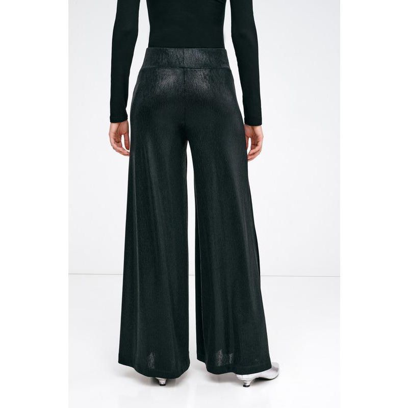 Women's Georgia Metallic High-Waisted Extra-Wide-Leg Evening Pants