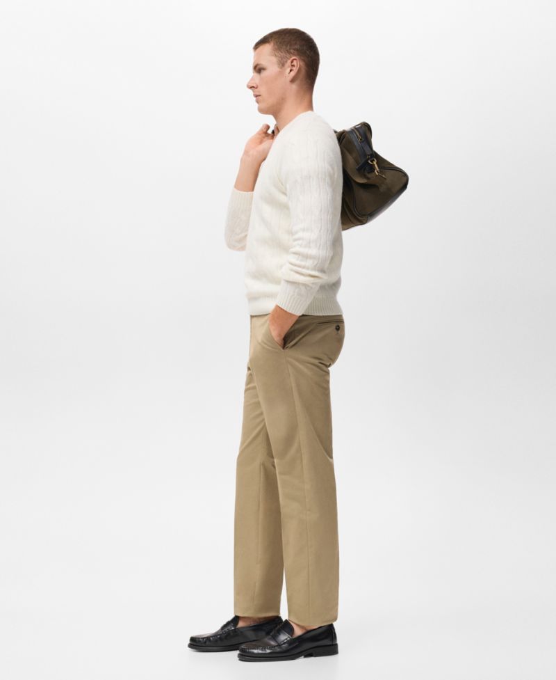 Men's Regular-Fit Cotton Pants
