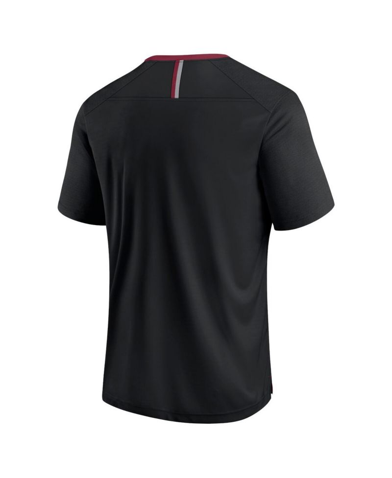 Men's Black South Carolina Gamecocks Defender Fade Slant T-Shirt