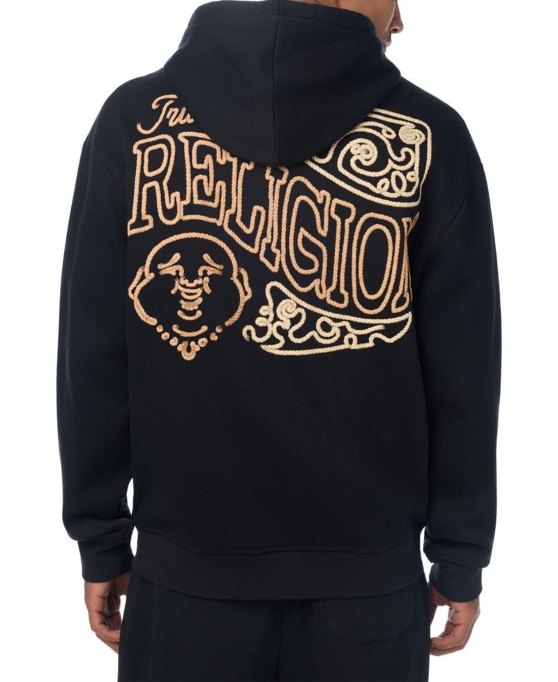 Men's Rope Logo Graphic Zip Hoodie