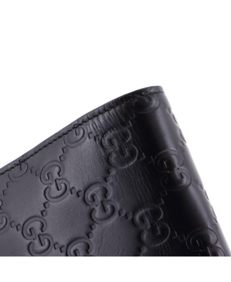 Signature Wallet on Chain Guccissima Leather Crossbody