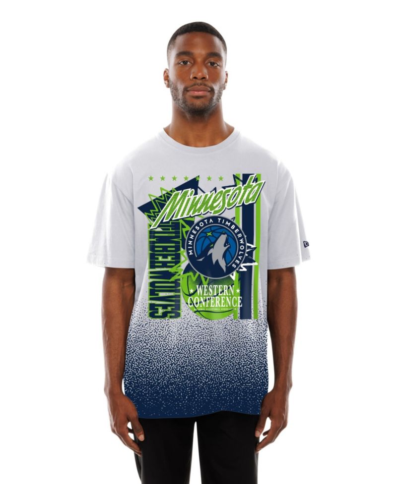 Men's White Minnesota Timberwolves Injection Sport Classics T-Shirt
