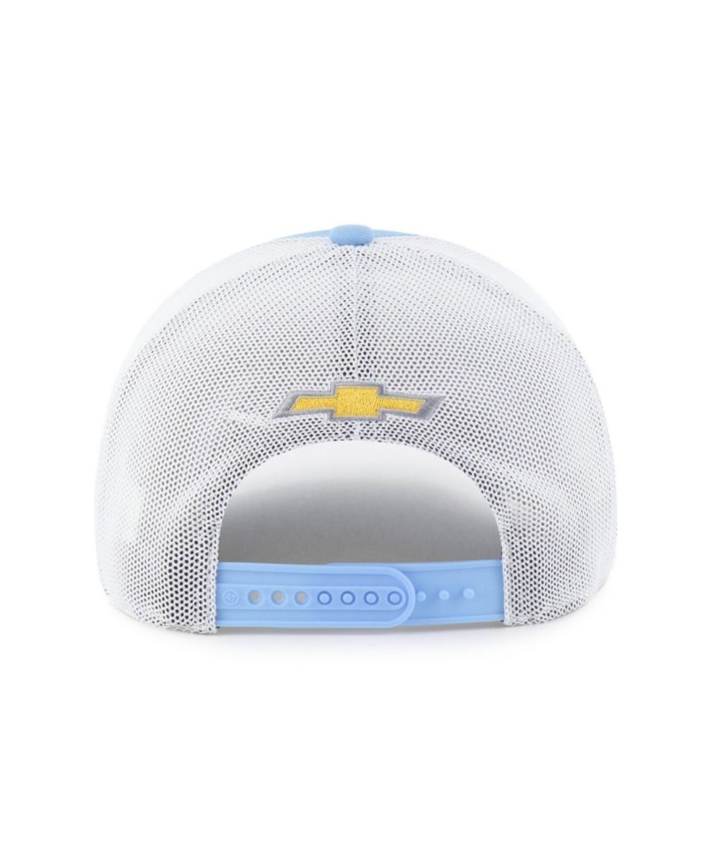 Men's '47 Light Blue Ross Chastain Sponsor Logo Side Patch Trucker Adjustable Hat