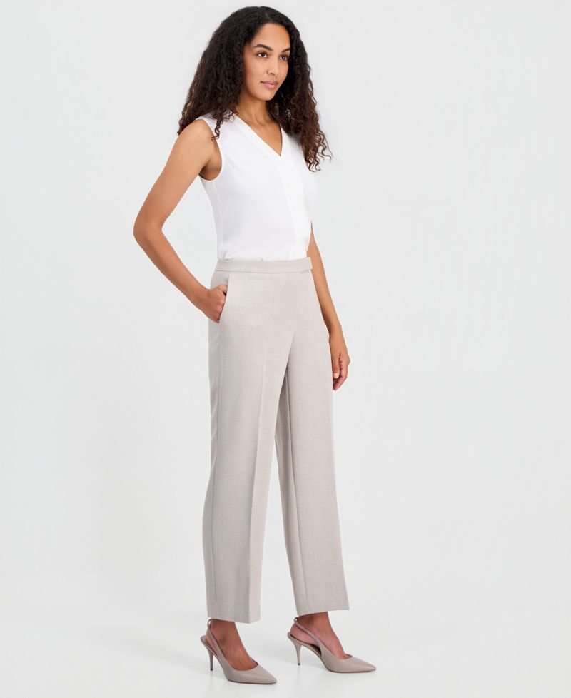 Women's High-Rise Extended-Tab Stretch Pants, Regular & Petite