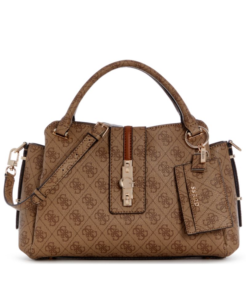 Yvonne Logo Girlfriend Medium Satchel Handbag
