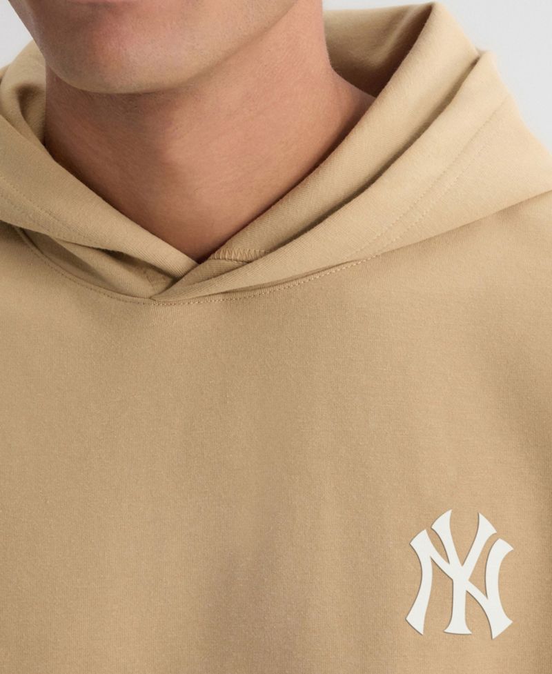 Men's Khaki New York Yankees Clutch Tri-Blend Hoodie