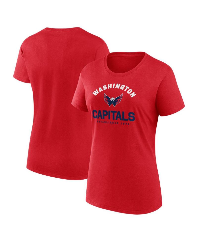 Women's Red Washington Capitals Unrivaled T-Shirt