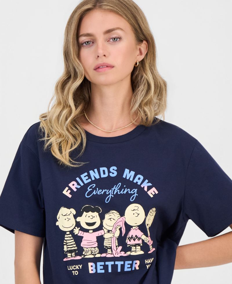 Juniors' Social Club Graphic T-Shirt