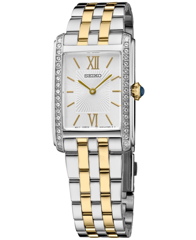 Women's Two-Tone Stainless Steel Bracelet Watch 23mm x 33mm