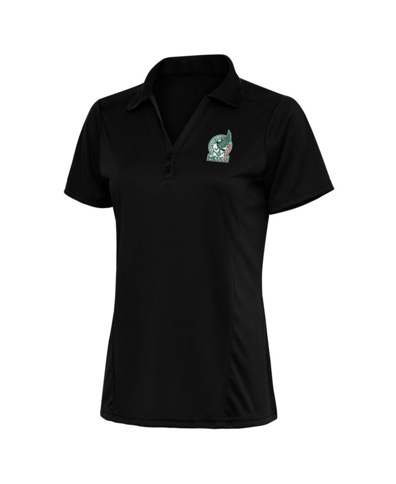 Women's Black Mexico National Team Statement Polo Shirt