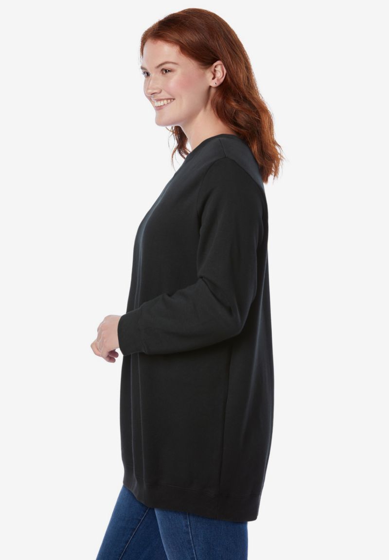 Women's Within Crewneck Fleece Sweatshirt