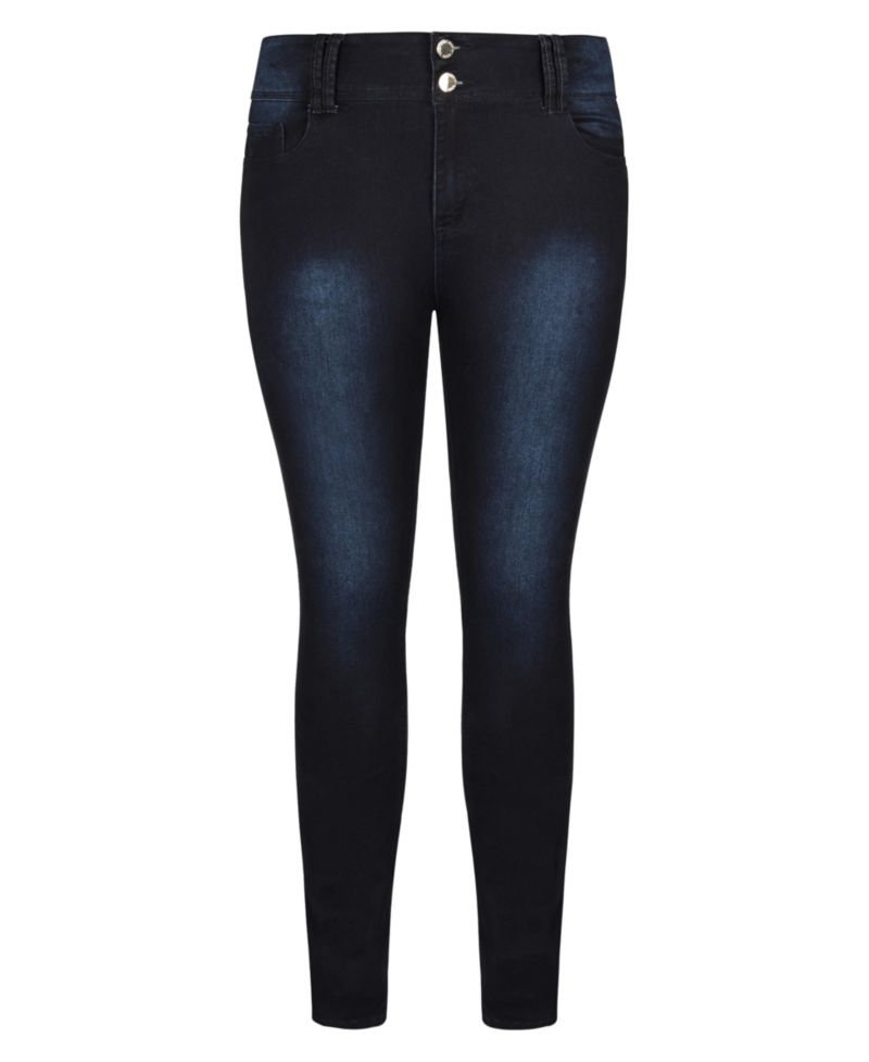 Women's Plus Size Asha Fit Skinny Leg Short Jean