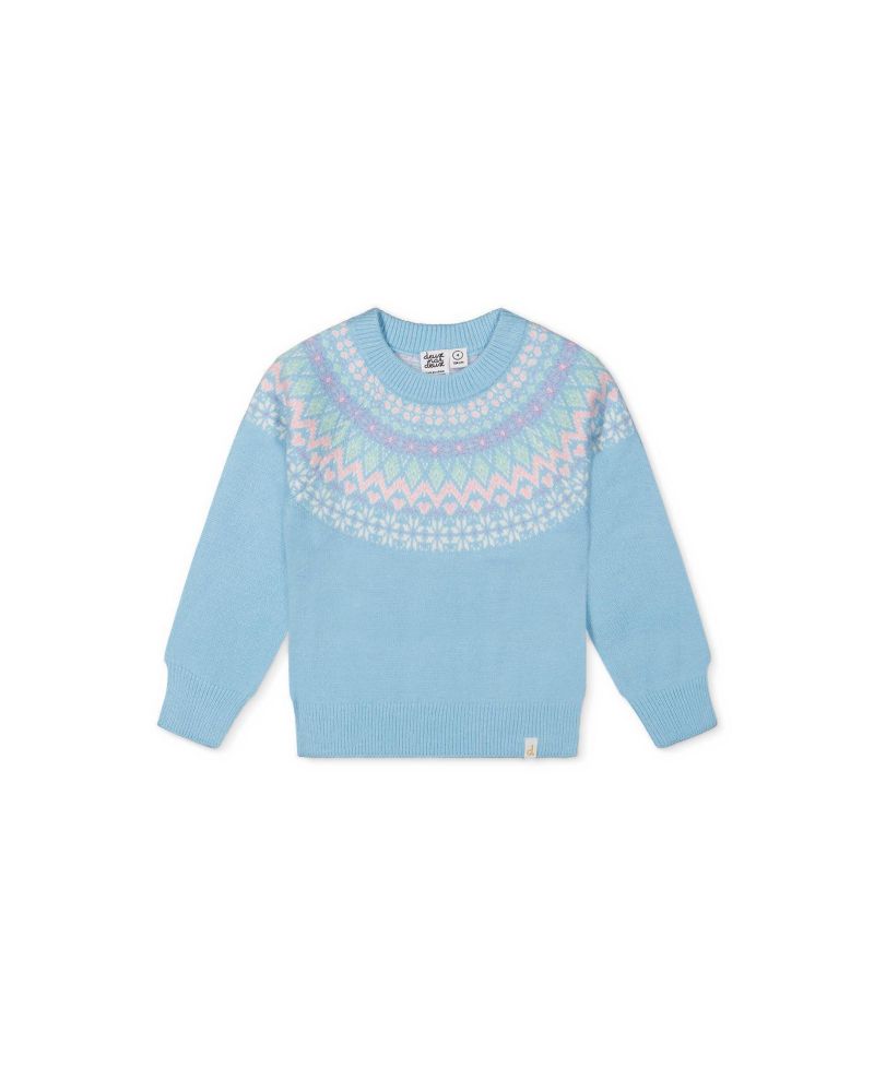 Big Girls 4-16 Apres-Ski Fair-Isle Raglan Sweater