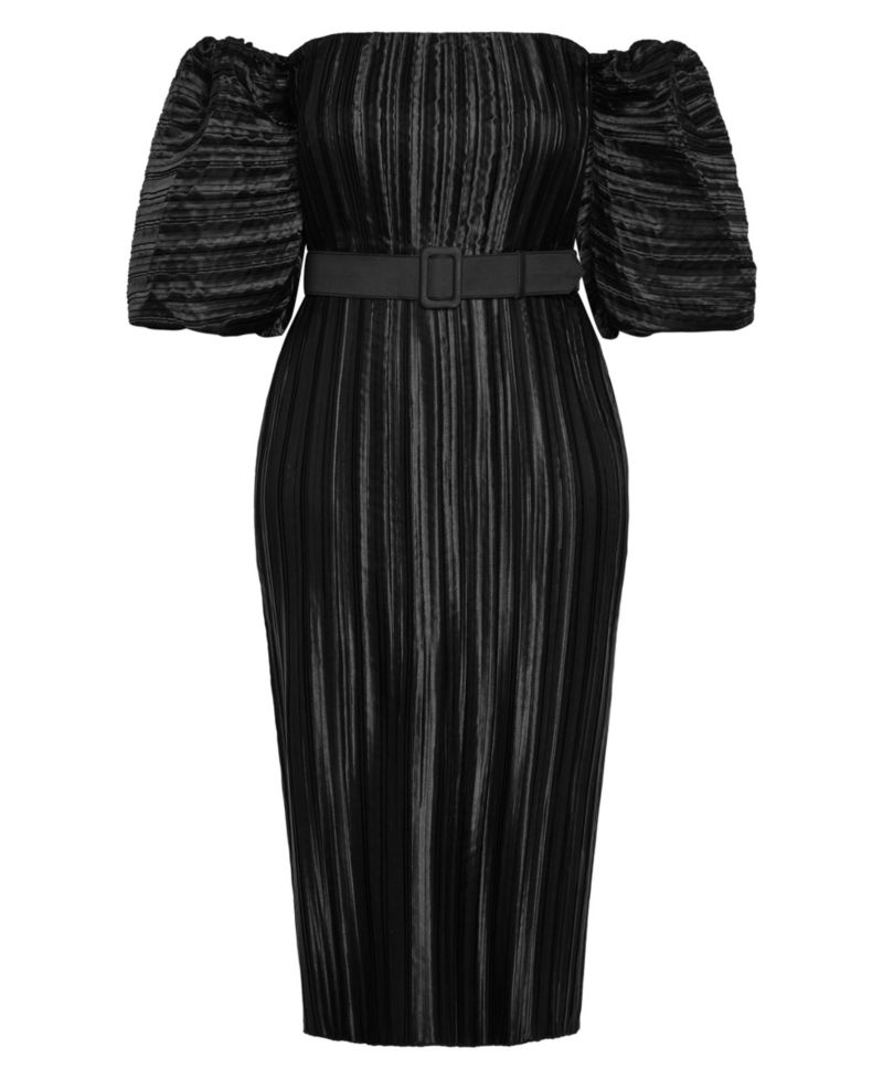 Women's Krista Pleat Midi Dress