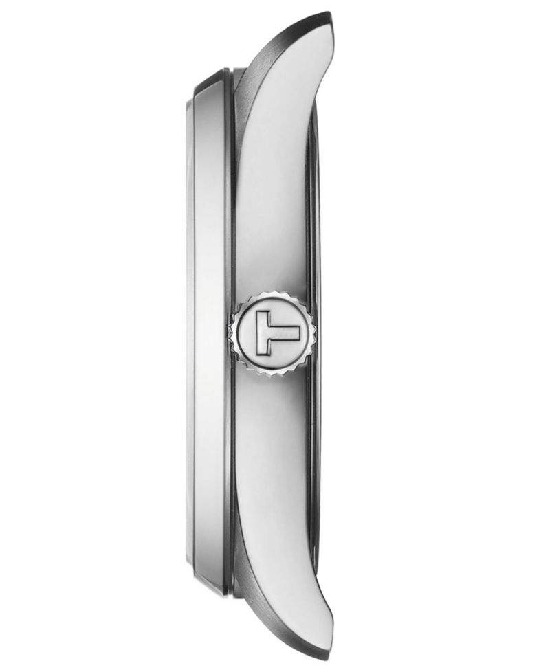 Unisex Swiss PR 100 Stainless Steel Bracelet Watch 34mm