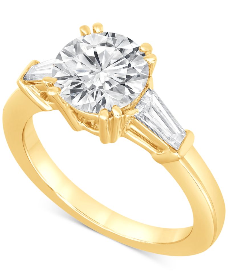 Certified Lab Grown Diamond Engagement Ring (2-1/2 ct. t.w.) in 14k Gold