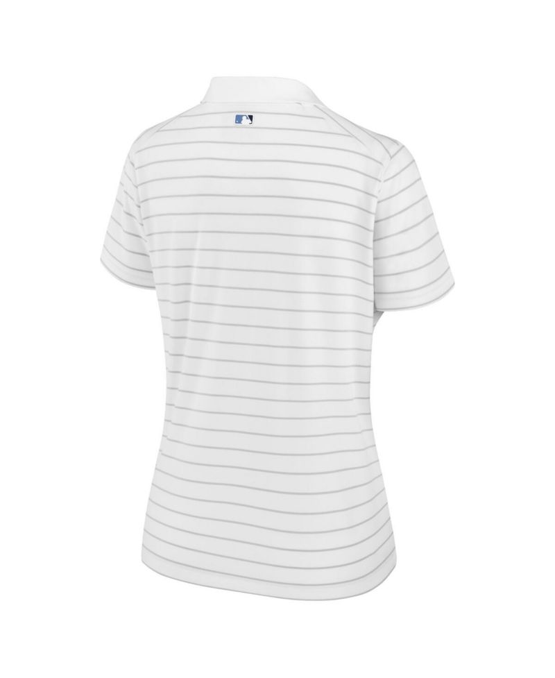 Women's White Tampa Bay Rays Authentic Collection Victory Performance Polo Shirt