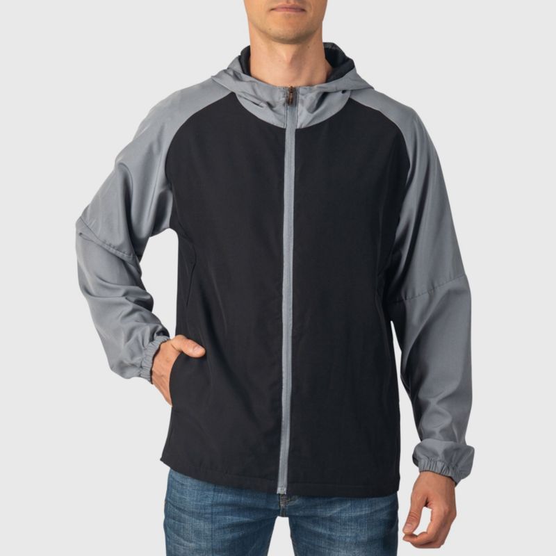 Men's Cory Light Windbreaker Jacket Water-Resistant Packable Hooded Softshell Coat Ideal for Travel Layering Everyday Outdoor Activities