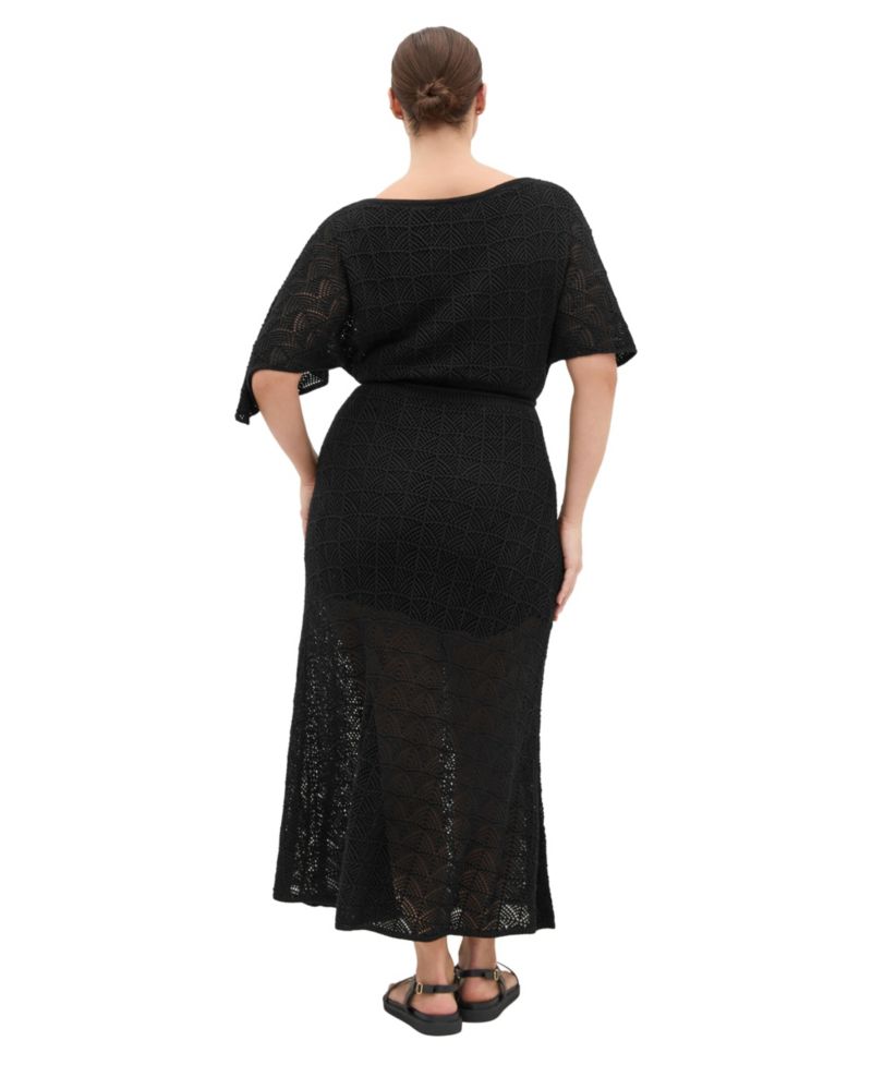 Women's Plus Size Cassie Crochet Knit Dress
