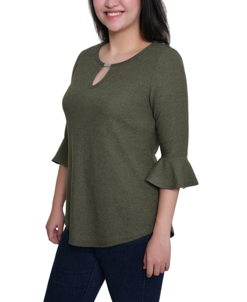 Women's 3/4 Bell Sleeve Pullover Top