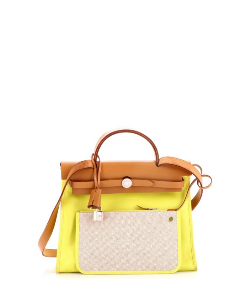31 Herbag Zip Berline Vache Canvas and Leather