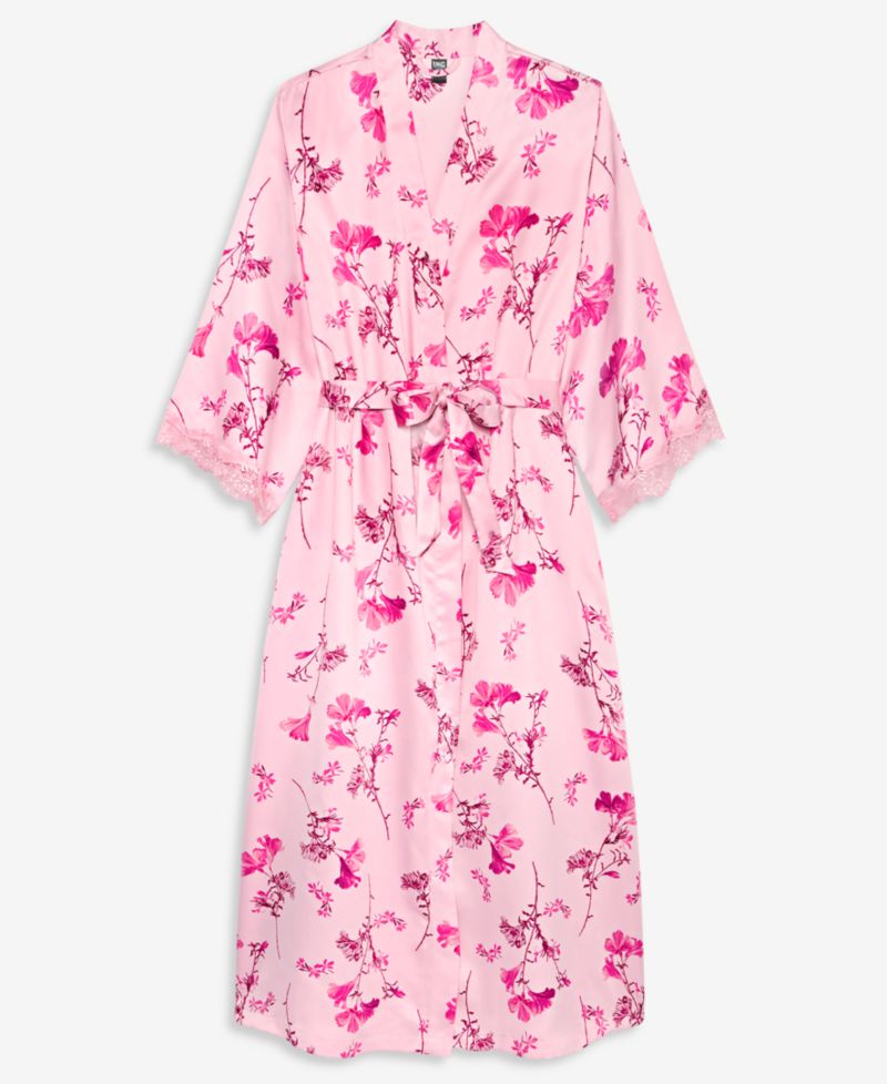 Women's Lace-Trim Satin Nightgown