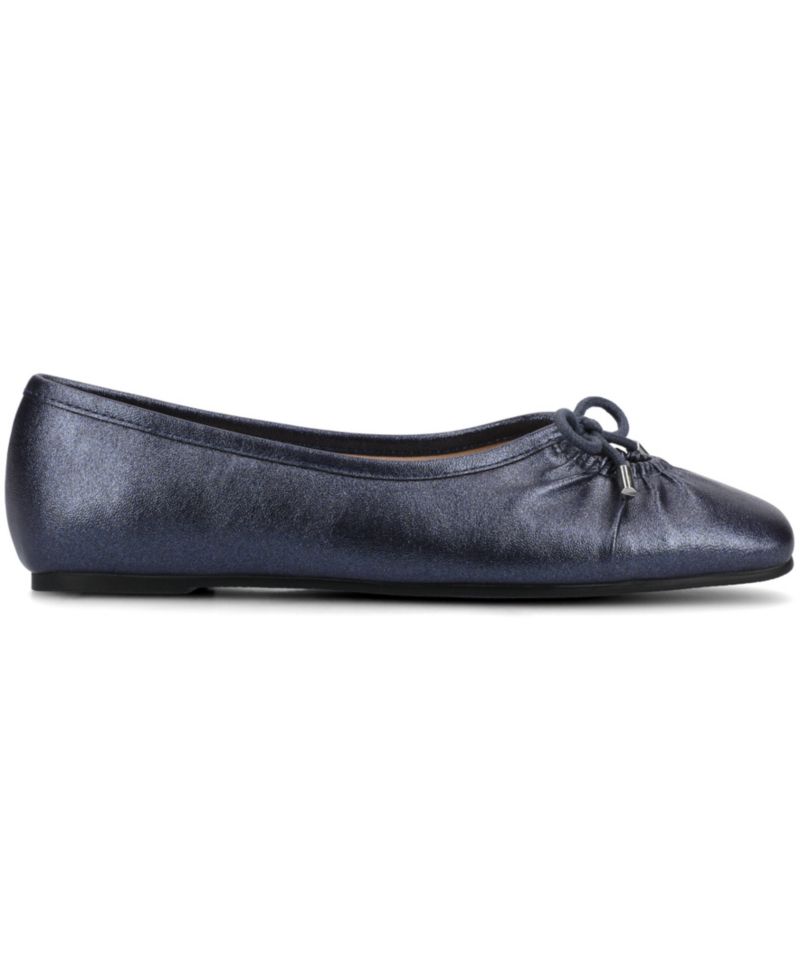 Women's Callee Rouched Tie Ballet Flats