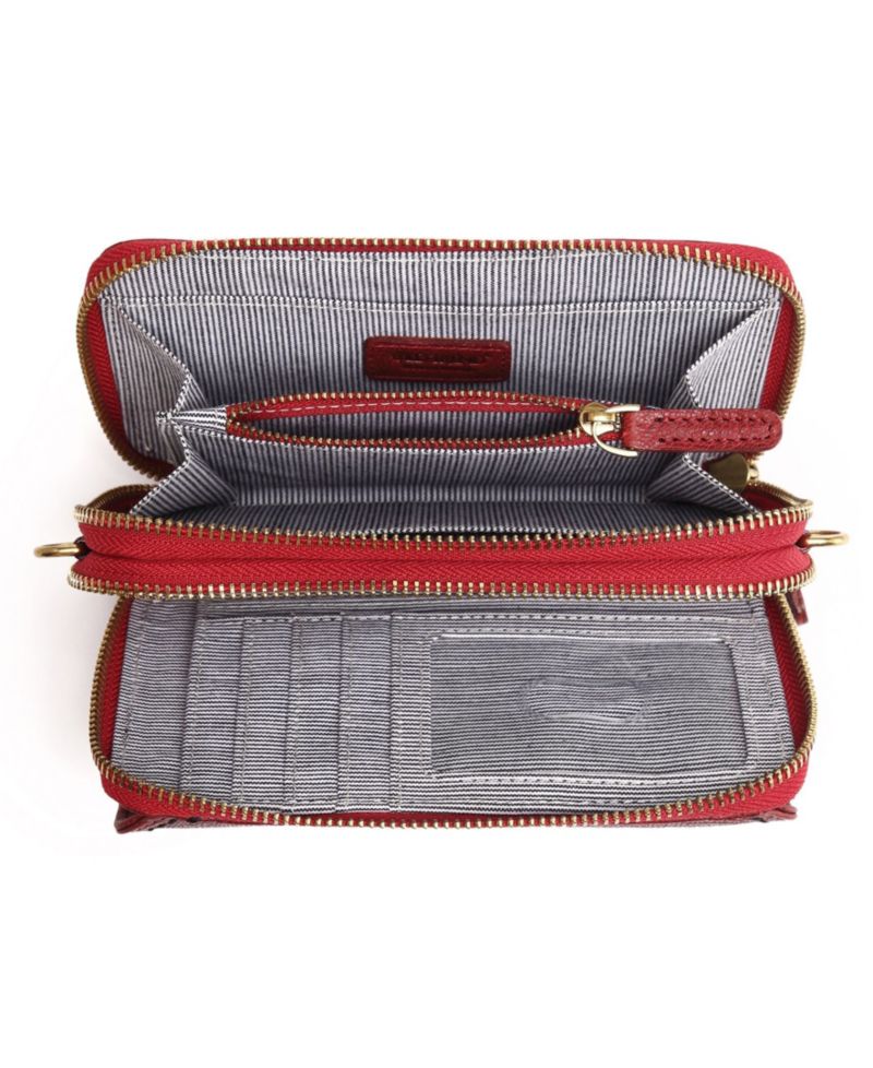 Northwood Mini Leather Crossbody Wallet
