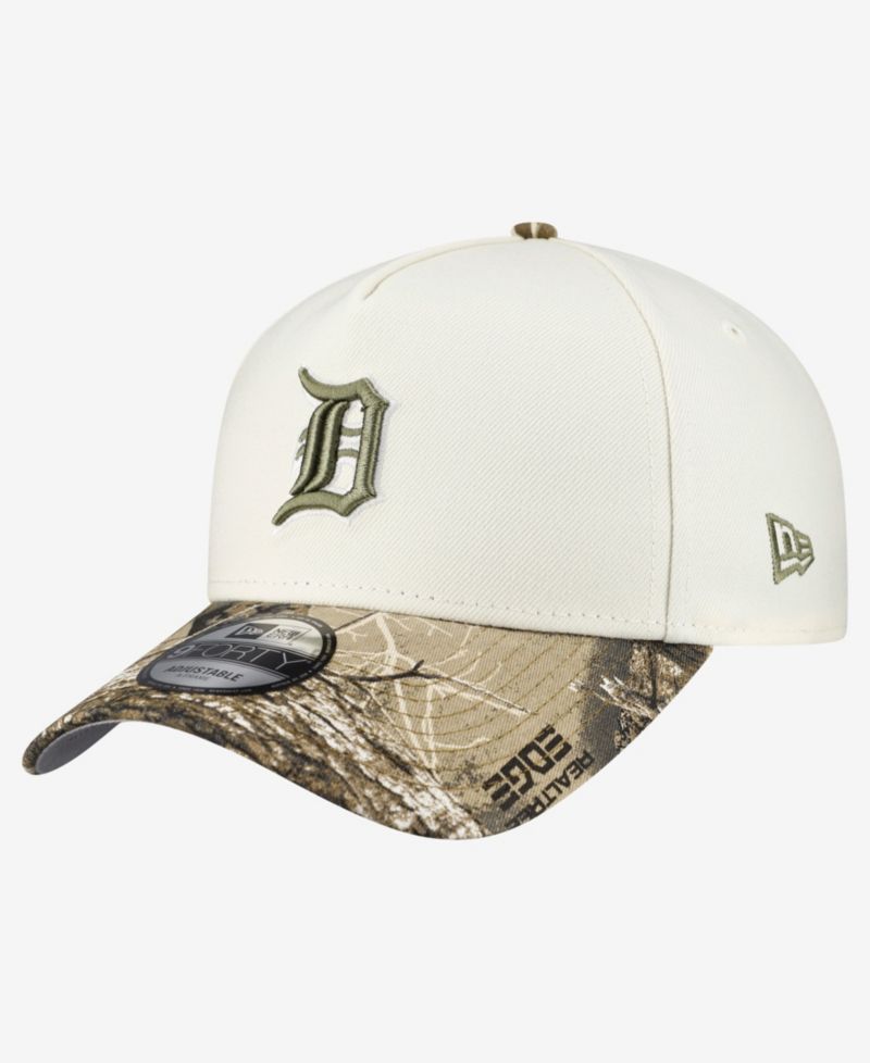 Men's Khaki/Realtree Camo Detroit Tigers 9FORTY A-Frame Adjustable Hat