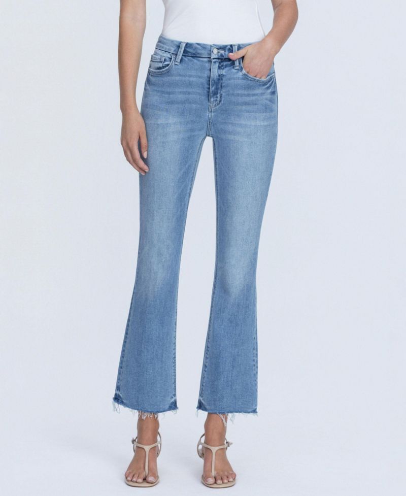 Women's High Rise Kick Flare Jeans